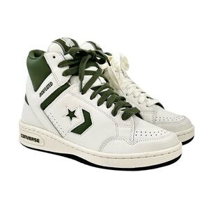 Undefeated x Converse Weapon Limited Edition Green White Hi Top Leather Sneakers